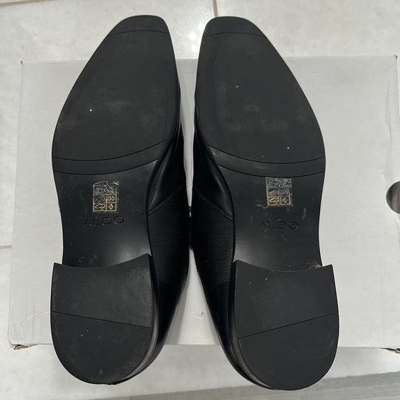 Men’s Black Aldo Loafers Size 12 - Picture 7 of 9